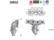 28632 ORION AS - Katalizator PEUGEOT 307 2.0i benzyna 