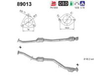 89013 ORION AS - Katalizator SUBARU IMPREZA 2.0i 16V benzyna