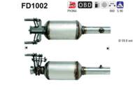 FD1002 ORION AS - Filtr DPF MERCEDES SPRINTER 150CV diesel