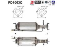 FD1003Q ORION AS - Filtr DPF FORD S-MAX 2.0TD 140CV diesel 