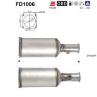 FD1006 ORION AS - Filtr DPF CITROEN C5 2.2TD HDI diesel 