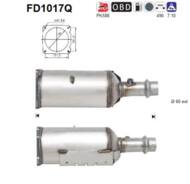 FD1017Q ORION AS - Filtr DPF PEUGEOT 307 2.0TD HDI 107CV diesel