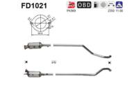 FD1021 ORION AS - Filtr DPF RENAULT LAGUNA 1.9dCi diesel 