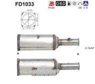 FD1033 ORION AS - Filtr DPF PEUGEOT 607 2.7TD diesel 