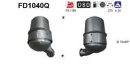 FD1040Q ORION AS - Filtr DPF PEUGEOT 508 1.6TD HDI 115CV diesel