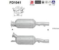FD1041 ORION AS - Filtr DPF RENAULT ESPACE 2.0TD Dci diesel