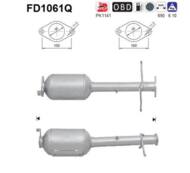 FD1061Q ORION AS - Filtr DPF FORD TRANSIT CONNECT 1.8TD diesel