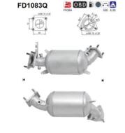 FD1083Q ORION AS - Filtr DPF HONDA CIVIC 2.2TD CDTI 16V diesel