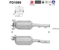 FD1095 ORION AS - Filtr DPF RENAULT MEGANE 2.0TD DCI diesel