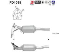 FD1098 ORION AS - Filtr DPF AUDI A6 QUATTRO 3.0TDI V6 24V diesel