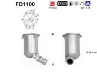 FD1100 ORION AS - Filtr DPF MERCEDES CLK 220 2.2TD CDi diesel