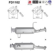 FD1102 ORION AS - Filtr DPF MITSUBISHI MONTERO 3.2TD DID diesel