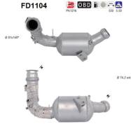 FD1104 ORION AS - Filtr DPF MERCEDES CLS 350TD Cdi diesel 