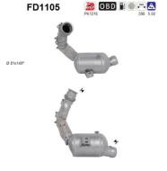 FD1105 ORION AS - Filtr DPF MERCEDES GLK 320TD Cdi diesel 