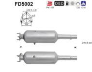 FD5002 ORION AS - Filtr DPF FIAT DOBLO 1.9TD MJTD diesel 