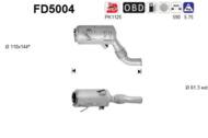 FD5004 ORION AS - Filtr DPF BMW 530TD diesel 