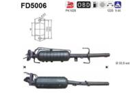 FD5006 ORION AS - Filtr DPF MAZDA 6 2.0TD diesel 
