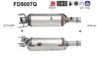 FD5007Q ORION AS - Filtr DPF PEUGEOT 307 2.0TD HDI 107CV diesel
