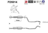 FD5014 ORION AS - Filtr DPF OPEL ZAFIRA 1.9TD diesel 
