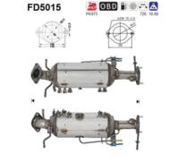 FD5015 ORION AS - Filtr DPF MAZDA 5 2.0TD diesel 