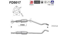 FD5017 ORION AS - Filtr DPF OPEL ASTRA 1.9TD diesel 