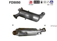 FD5050 ORION AS - Filtr DPF MERCEDES E220 CDI 170CV diesel