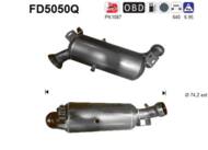 FD5050Q ORION AS - Filtr DPF MERCEDES E220 CDI 170CV diesel