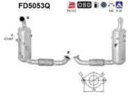 FD5053Q ORION AS - Filtr DPF FORD FOCUS 1.6TD TDCi diesel 