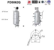 FD5062Q ORION AS - Filtr DPF CHEVROLET CAPTIVA 2.2TD CDTI diesel