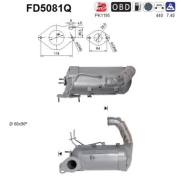 FD5081Q ORION AS - Filtr DPF MERCEDES CITAN 1.5TD diesel 