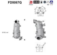 FD5087Q ORION AS - Filtr DPF TOYOTA RAV4 2.2TD diesel 