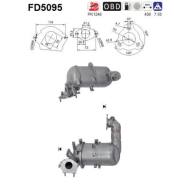 FD5095 ORION AS - Filtr DPF RENAULT MEGANE 1.6TD diesel 