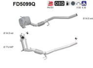 FD5099Q ORION AS - Filtr DPF VW CADDY 2.0TDi diesel 