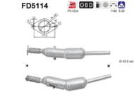 FD5114 ORION AS - Filtr DPF RENAULT KANGOO 1.5TD DCI diesel