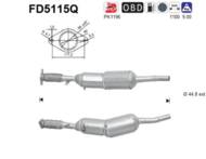 FD5115Q ORION AS - Filtr DPF DACIA LODGY 1.5TD DCI diesel 