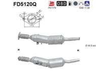 FD5120Q ORION AS - Filtr DPF RENAULT MEGANE 1.5TD DCI diesel