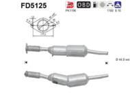 FD5125 ORION AS - Filtr DPF RENAULT CLIO 1.5TD DCI diesel 