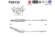 FD5133 ORION AS - Filtr DPF RENAULT KANGOO 1.5TD DCI diesel