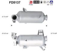 FD5137 ORION AS - Filtr DPF VOLKSWAGEN TRANSPORTER 2.0TDI diesel