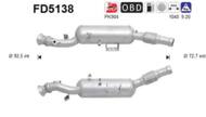 FD5138 ORION AS - Filtr DPF MERCEDES SPRINTER 516 2.1TD CD diesel