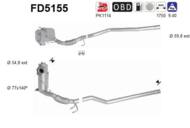 FD5155 ORION AS - Filtr DPF AUDI Q3 2.0TDI diesel 