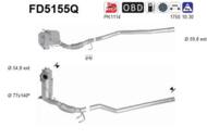 FD5155Q ORION AS - Filtr DPF AUDI Q3 2.0TDI diesel 