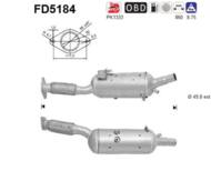 FD5184 ORION AS - Filtr DPF RENAULT TRAFFIC 1.6TD DCI diesel