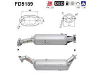 FD5189 ORION AS - Filtr DPF SUZUKI GRAND VITARA 1.9TD DDIS diesel