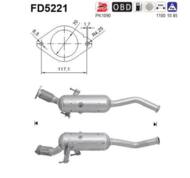 FD5221 ORION AS - Filtr DPF NISSAN NV400 2.3TD CDTI FWD diesel