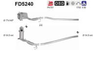 FD5240 ORION AS - Filtr DPF SEAT ALTEA 2.0TDi diesel 