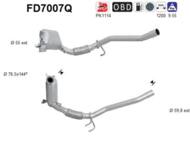 FD7007Q ORION AS - Filtr DPF SEAT LEON 2.0TDI diesel 
