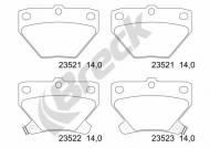 235210070410 BRECK - KLOCKI HAMULCOWE TYLNE YARIS VERSO PRIUS