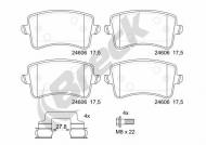 246060055400 BRECK - KLOCKI HAMULCOWE TYLNE HIGH SAFETY LINIA PREMIUM