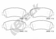 246320070100 BRECK - KLOCKI HAMULCOWE PRZEDNIE NISSAN QASHQAI 2007=> NISSAN X-TRA